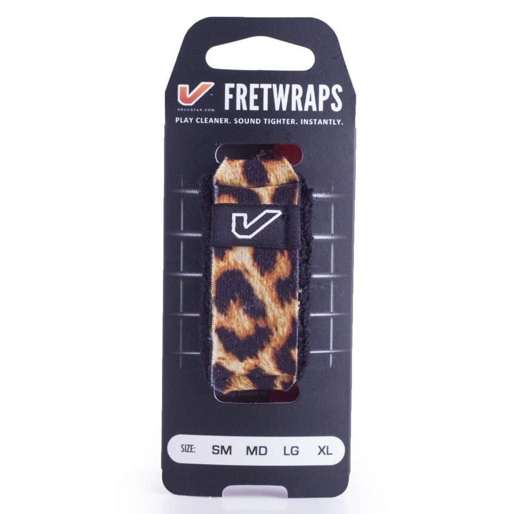 Gruv Gear Dampeners And Mutes Leopard / Small / Pack of 1 Gruv Gear FW 1PK Fret Wraps String Muter