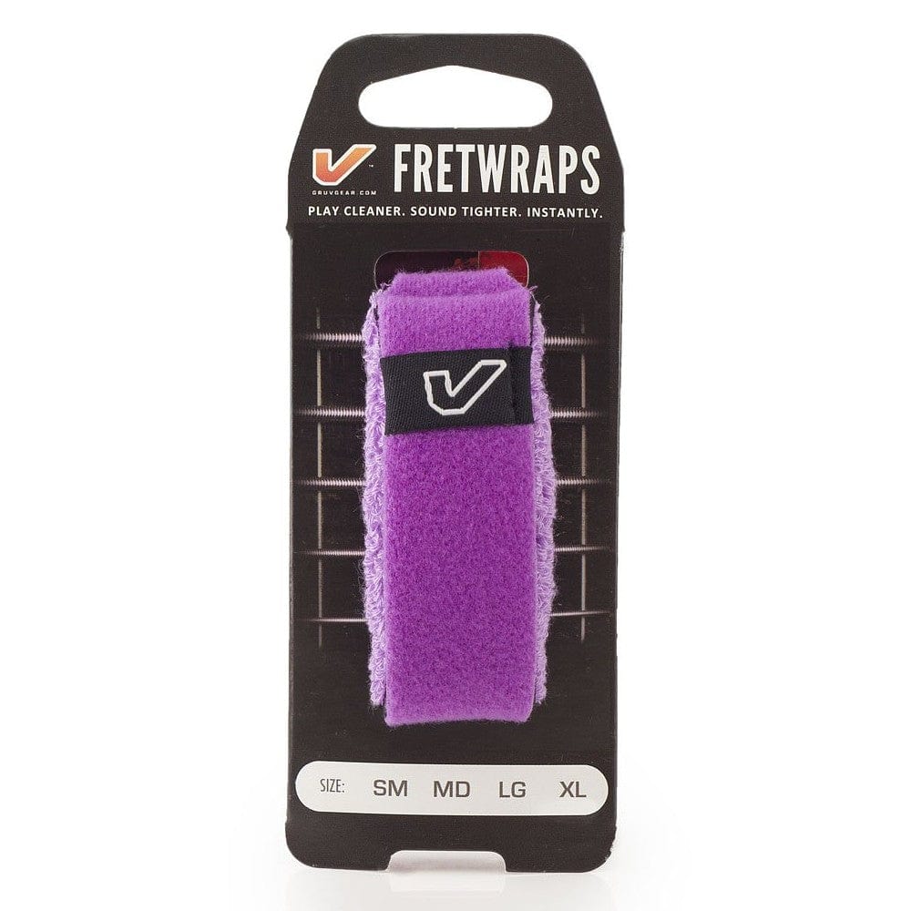 Gruv Gear Dampeners And Mutes Purple / Medium / Pack of 1 Gruv Gear FW 1PK Fret Wraps String Muter