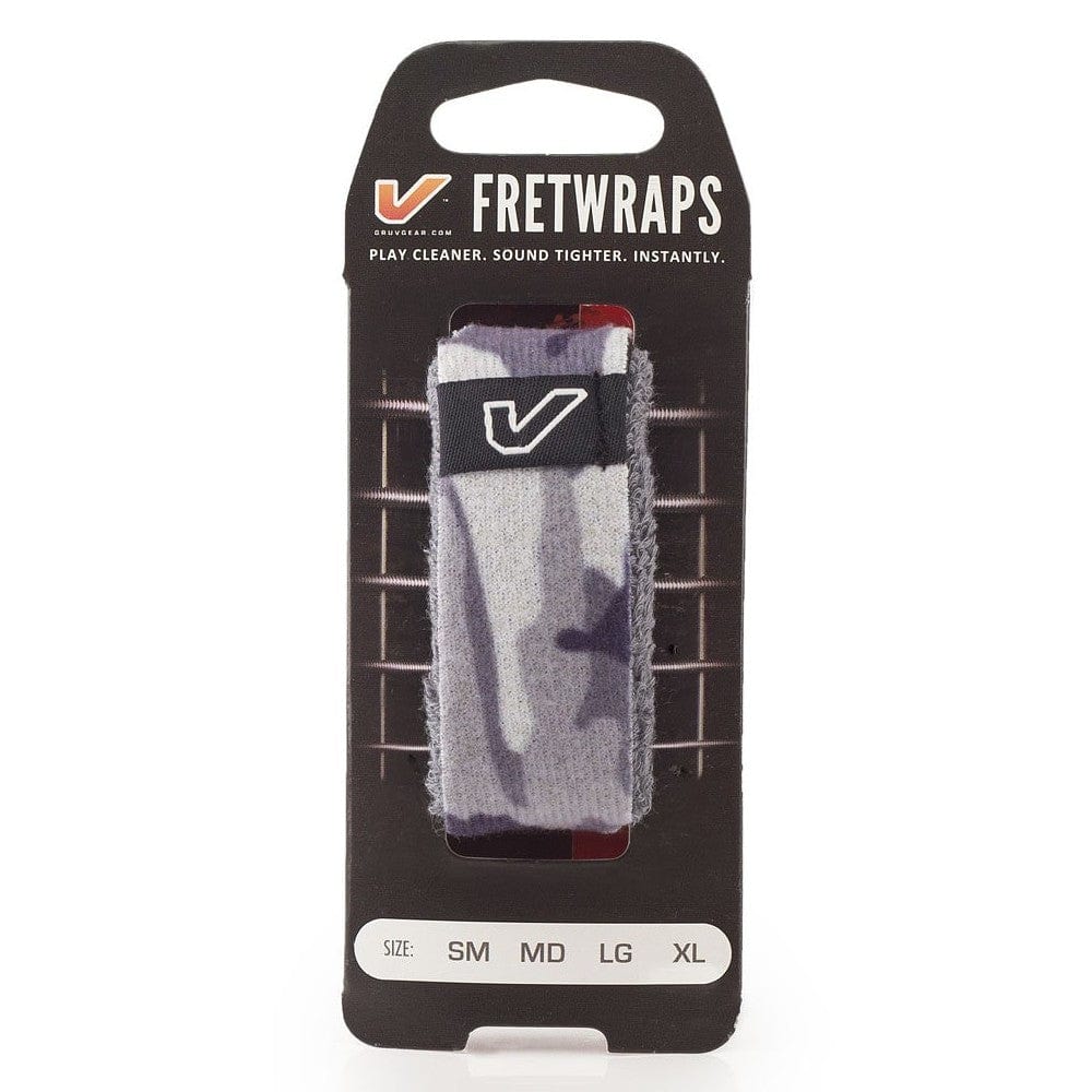 Gruv Gear Dampeners And Mutes White / Medium / Pack of 1 Gruv Gear FW 1PK Fret Wraps String Muter