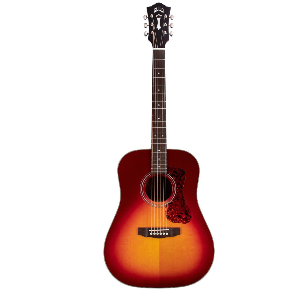 Guild Acoustic Guitars Guild D-140 Westerly Dreadnought Acoustic Guitar - Cherry Burst