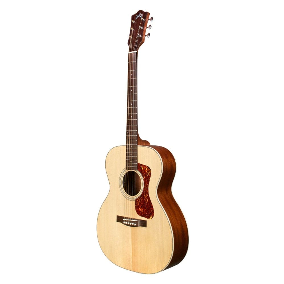 guild electro acoustic guitars guild om-240e westerly collection electro acoustic guitar - natural