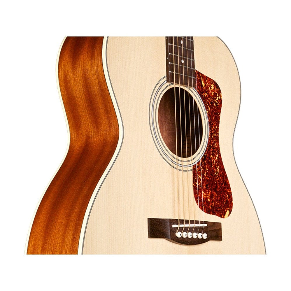 guild electro acoustic guitars guild om-240e westerly collection electro acoustic guitar - natural