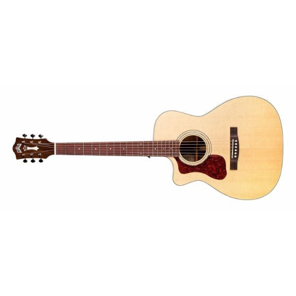 guild electro acoustic guitars guild westerly collection om140lce left handed electro acoustic guitar