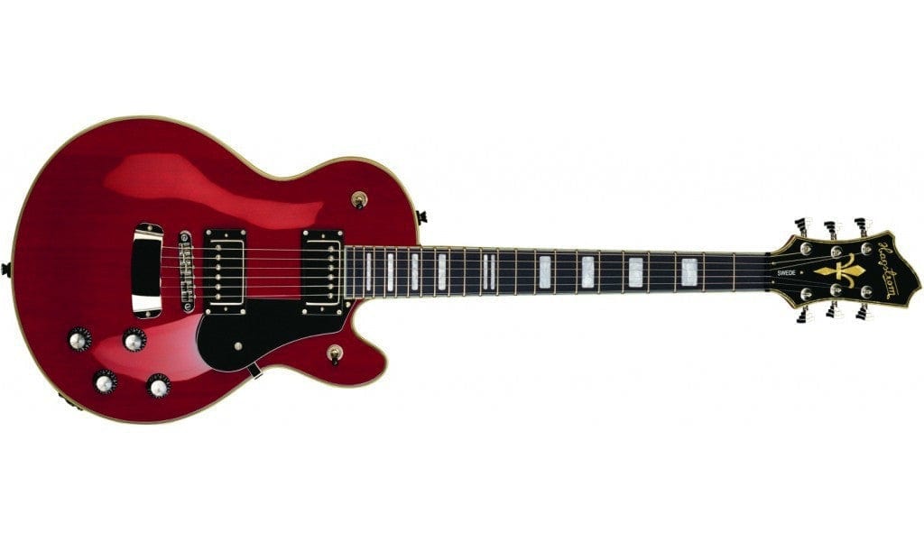 hagstrom electric guitars wild cherry transparent hagstrom tremar super swede model 6 string electric guitar black    #color_wild-cherry-transparent