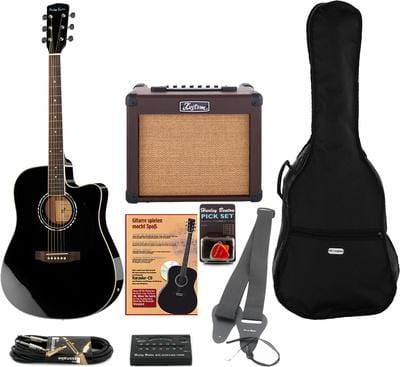 harley benton acoustic guitars harley benton acoustic power pack 1