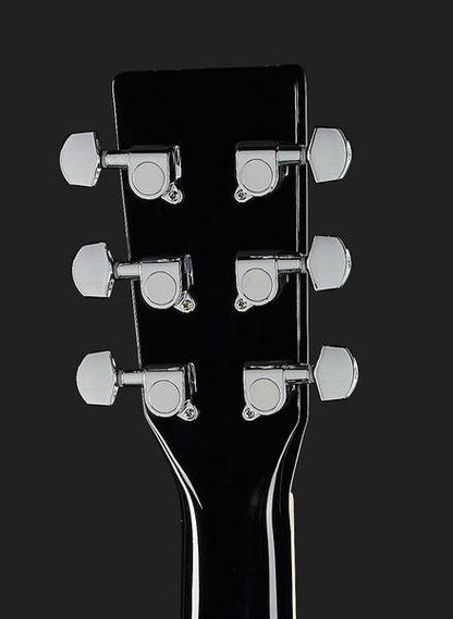 harley benton acoustic guitars harley benton clg-550ce bk custom line