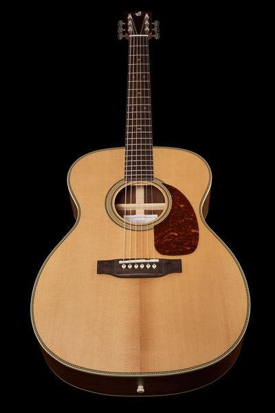 harley benton acoustic guitars harley benton custom line cla-28v wn acoustic guitar