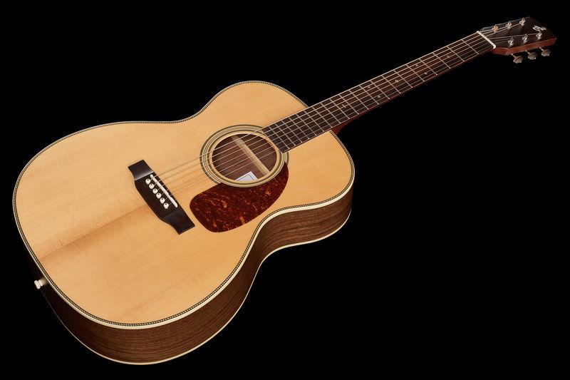 harley benton acoustic guitars harley benton custom line cla-28v wn acoustic guitar