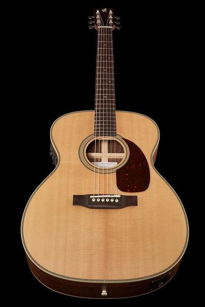 harley benton acoustic guitars harley benton custom line cla-28ve wn