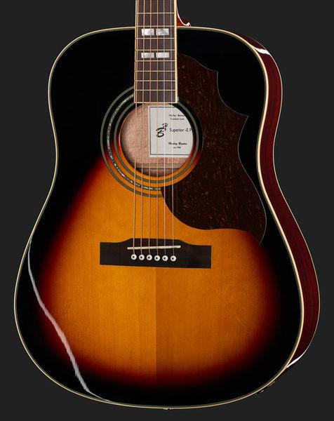 harley benton acoustic guitars harley benton custom line superior-e vs