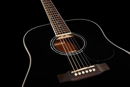 harley benton acoustic guitars harley benton d-120bk