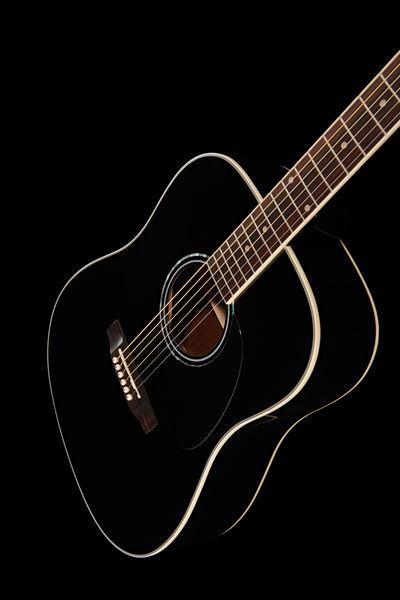 harley benton acoustic guitars harley benton d-120bk