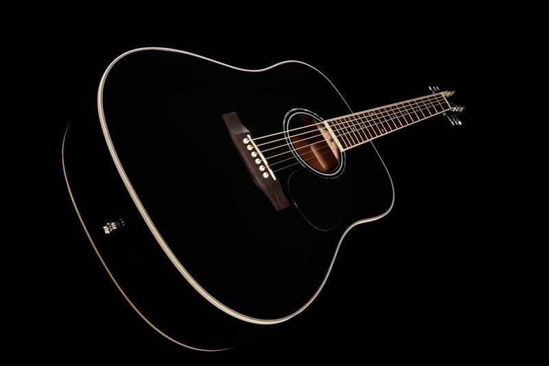 Harley Benton Acoustic Guitars Harley Benton D-120BK Bundle