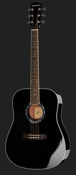harley benton acoustic guitars harley benton d-120lh bk bundle