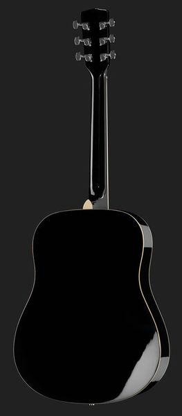 harley benton acoustic guitars harley benton d-120lh bk bundle