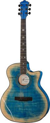 harley benton acoustic guitars harley benton eax-500tl faded blue