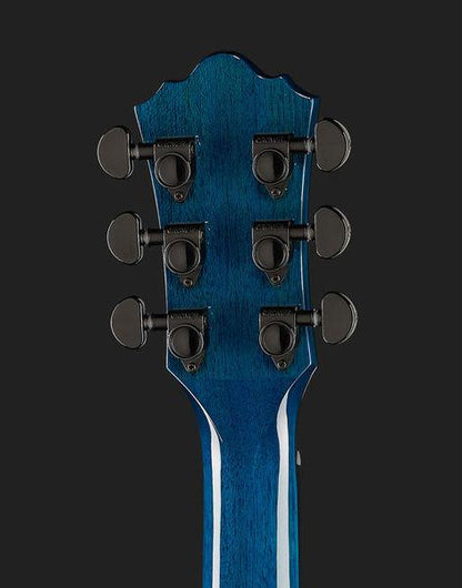 harley benton acoustic guitars harley benton eax-500tl faded blue