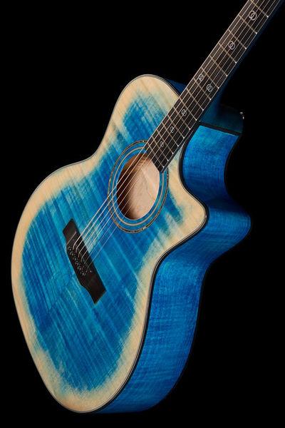 harley benton acoustic guitars harley benton eax-500tl faded blue