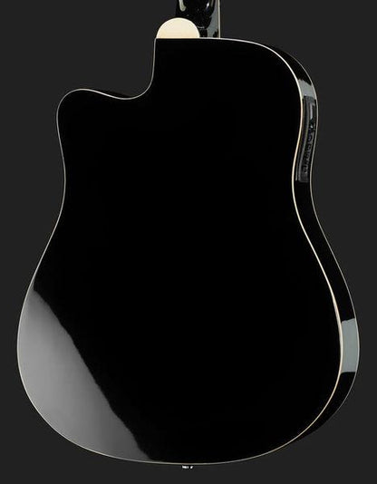 harley benton acoustic guitars harley benton hbd120cebk bundle