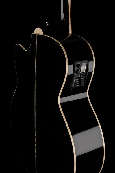 harley benton bass guitars harley benton b-35bk acoustic bass series