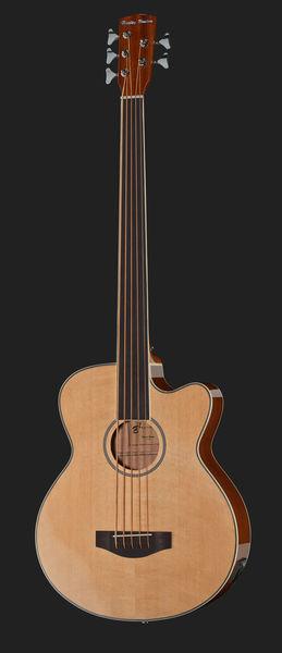 harley benton bass guitars harley benton b-35nt-fl acoustic bass series