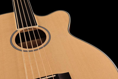 harley benton bass guitars harley benton b-35nt-fl acoustic bass series