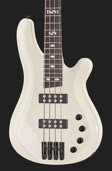 harley benton bass guitars harley benton b-450 vintage white ltd run