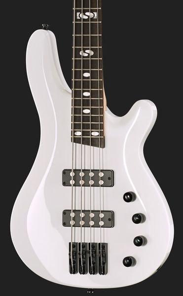 Harley Benton Bass Guitars Harley Benton B-450 White Bundle 2