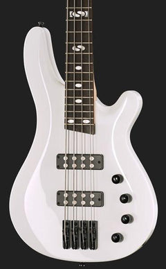 Harley Benton Bass Guitars Harley Benton B-450 White Bundle 2