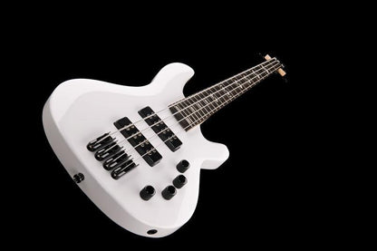 Harley Benton Bass Guitars Harley Benton B-450 White Bundle 2
