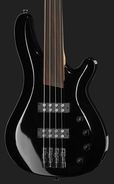 harley benton bass guitars harley benton b-450fl bk progressive series
