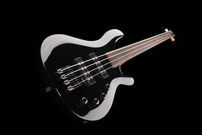 harley benton bass guitars harley benton b-450fl bk progressive series