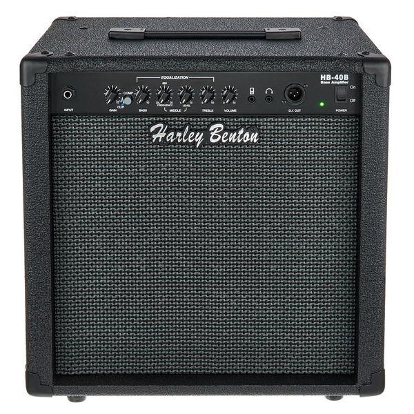 Harley Benton Bass Guitars Harley Benton B-450LH BK Progressive Bundle