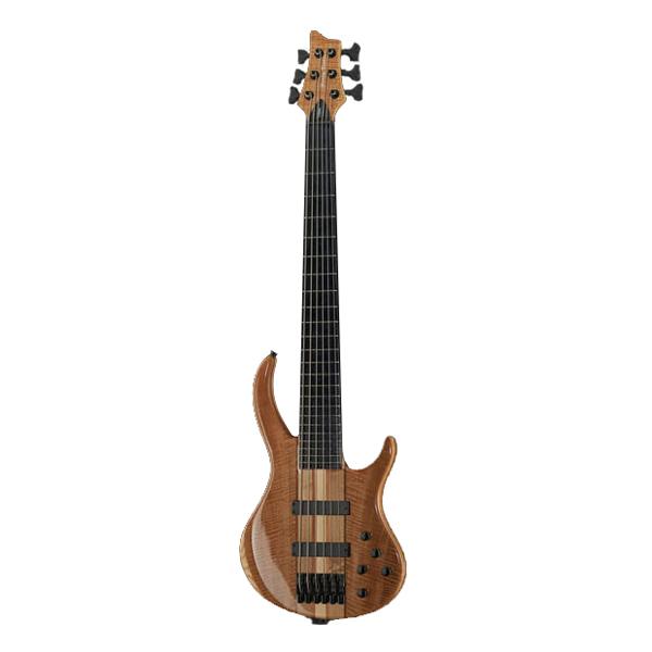 Harley Benton BZ 6000 Deluxe Series 6 String Bass Guitar Natural