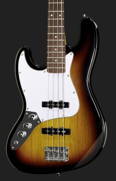harley benton bass guitars harley benton jb-20 sb lh bundle
