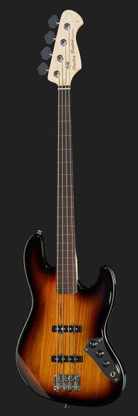 harley benton bass guitars harley benton jb-40fl sb rw