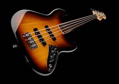 harley benton bass guitars harley benton jb-40fl sb rw