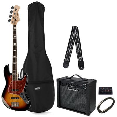 harley benton bass guitars harley benton jb-75 sb vintage series set 1