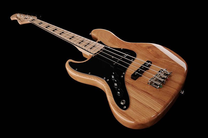 harley benton bass guitars harley benton jb-75mn lh na vintage bundle