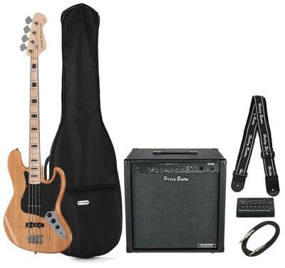 harley benton bass guitars harley benton jb-75mn na bundle 2