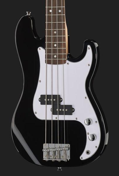 harley benton bass guitars harley benton pb-shorty bk standard rw