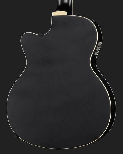 harley benton classical guitars harley benton santos series c-40sce bk