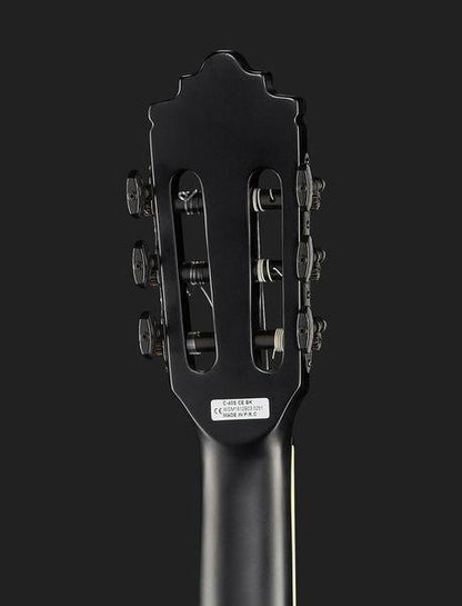 harley benton classical guitars harley benton santos series c-40sce bk