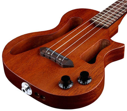harley benton concert ukuleles harley benton electricuke-50c nt