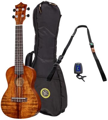 harley benton concert ukuleles harley benton koa ukahuna scout ukulele set