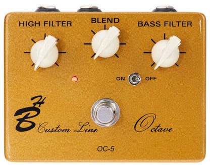 harley benton effect pedals harley benton custom line oc-5 octave