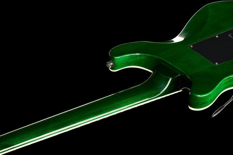 harley benton electric guitars harley benton cst-24t emerald flame