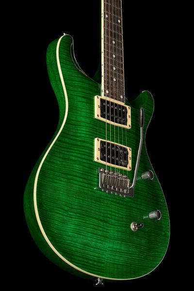 harley benton electric guitars harley benton cst-24t emerald flame