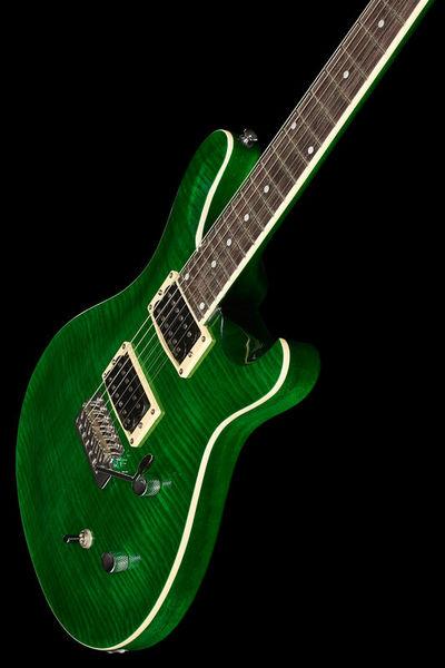 harley benton electric guitars harley benton cst-24t emerald flame