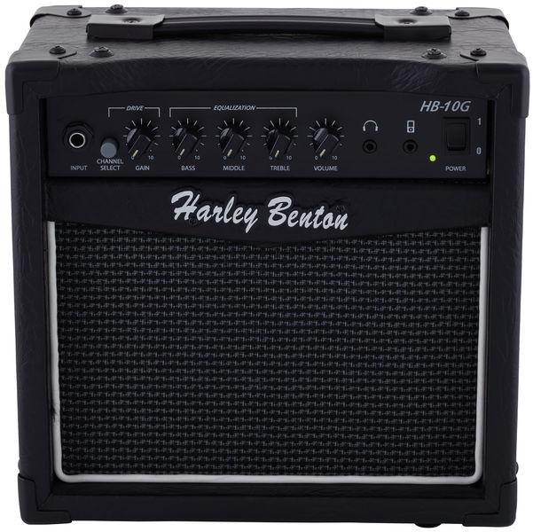 Harley Benton Electric Guitars Harley Benton DC-200 BK Student Serie Bundle